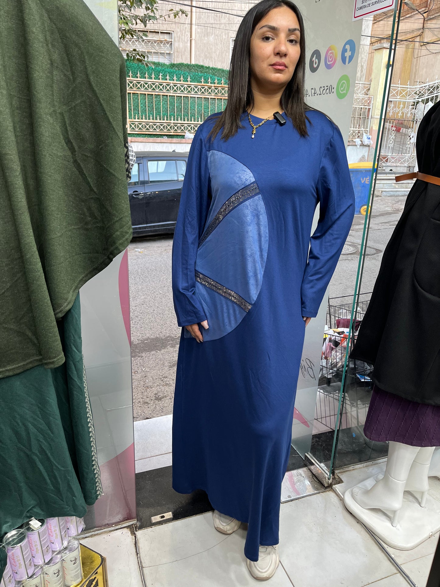 Robe Hijab Élégante Turque – Confort & Raffinement du L au 4XL